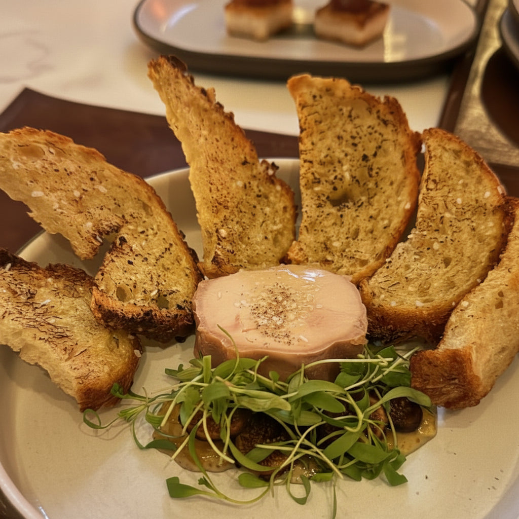 FOIE · SOURDOUGH TOAST · FIGS