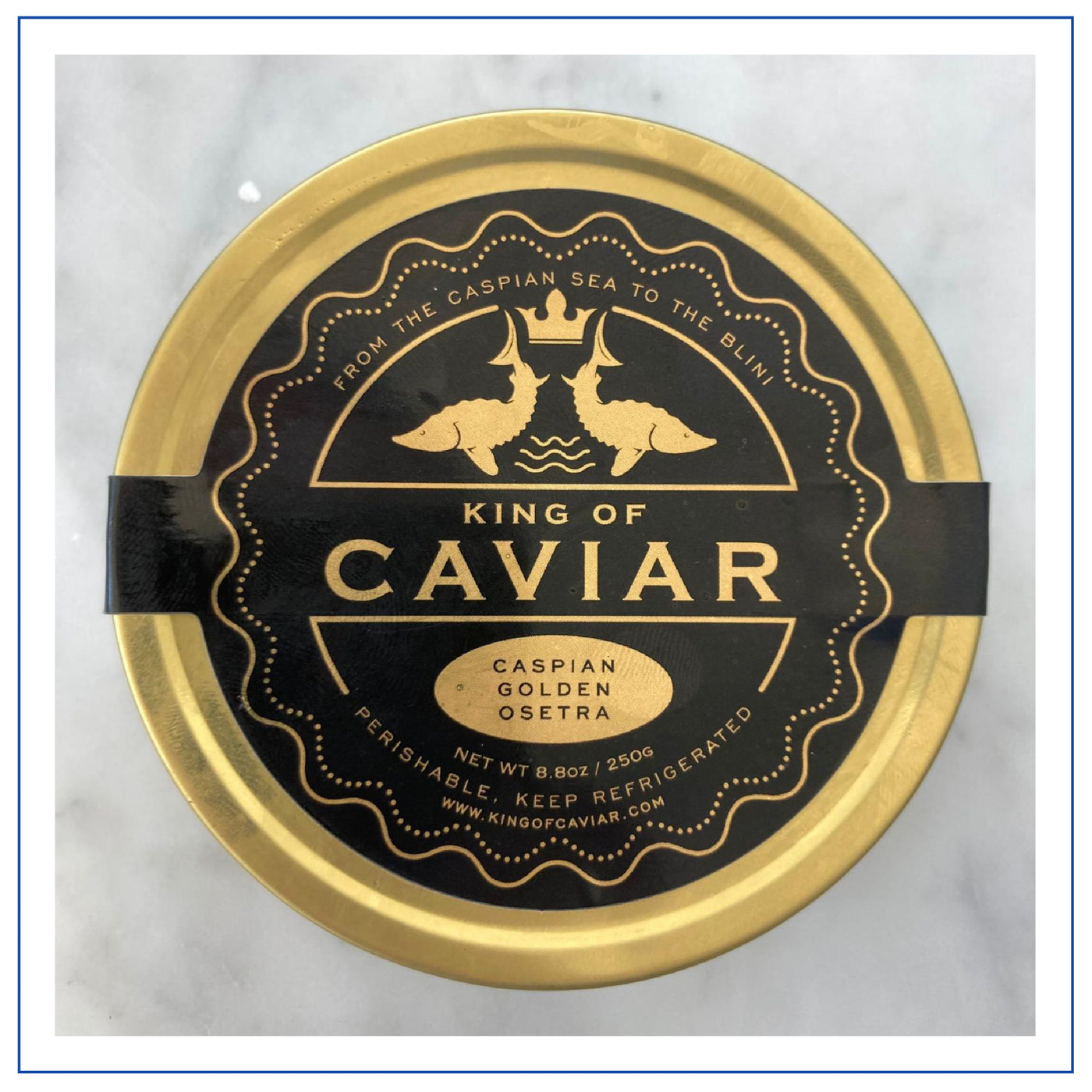 Caviar Caspian golden osetra